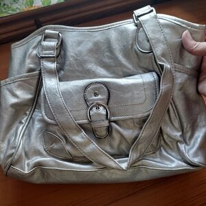 Silver Women's Handbag